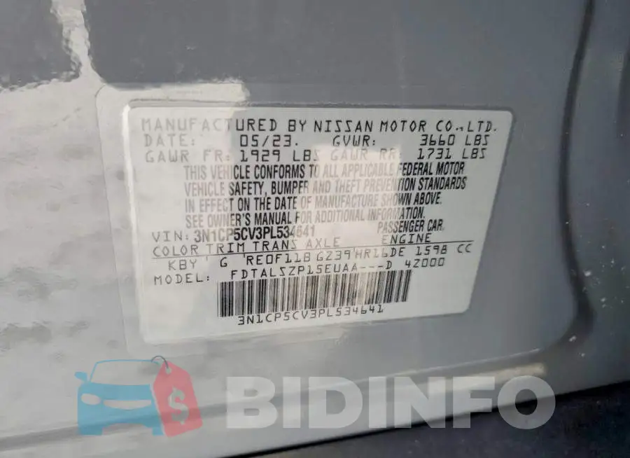 3N1CP5CV3PL534641 Photo# 12