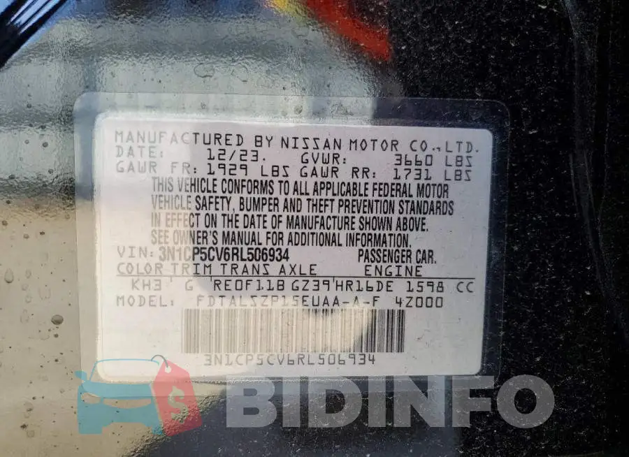 3N1CP5CV6RL506934 Photo# 12