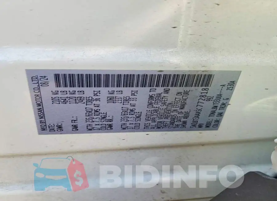 5N1BT3AAXSC772818 Photo# 12