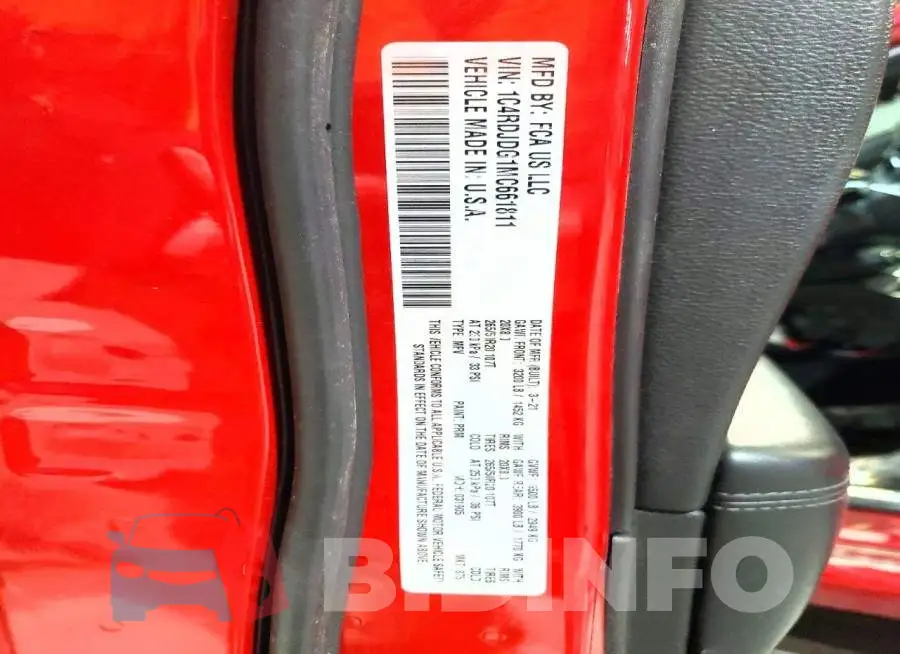 1C4RDJDG1MC661811 Photo# 13