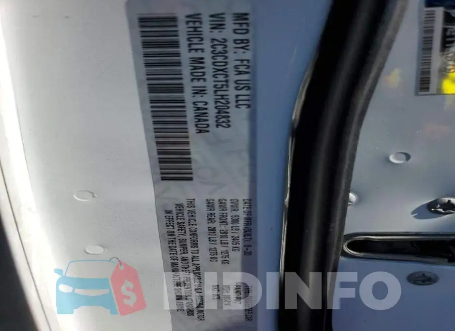 2C3CDXCT5LH204832 Photo# 13