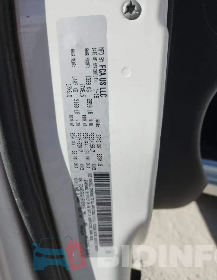 2C4RDGEG7JR203016 Photo# 13