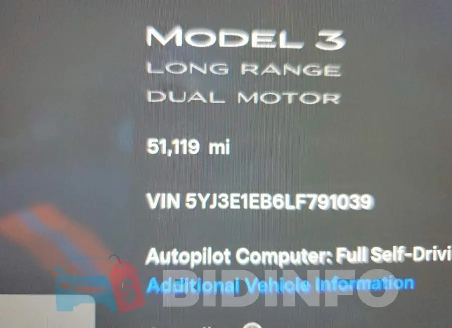 5YJ3E1EB6LF791039 Photo# 9