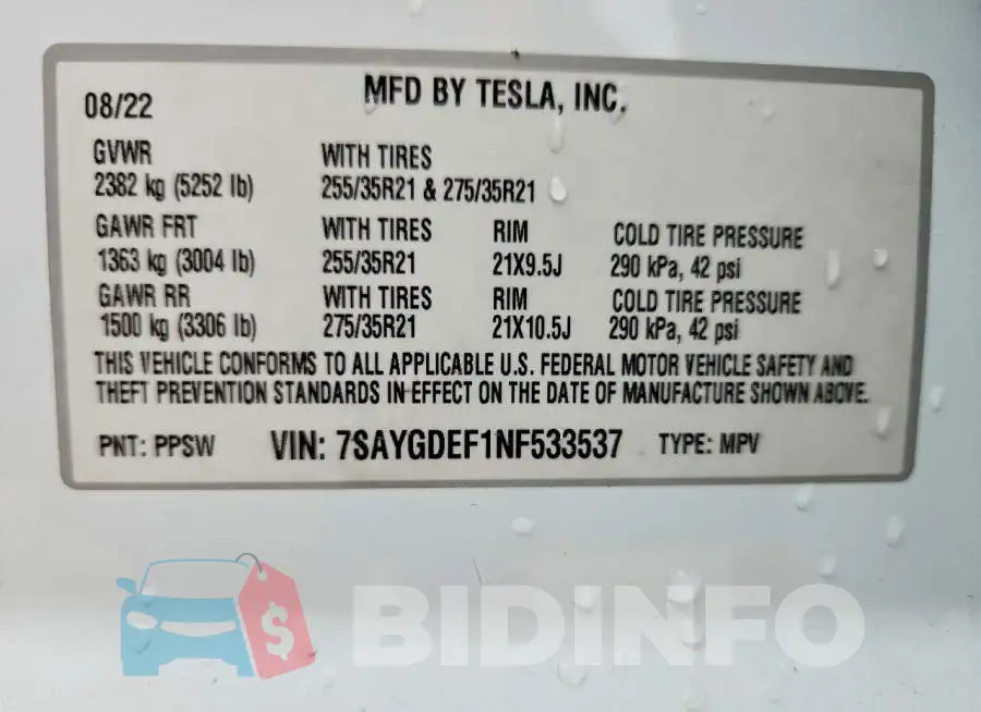 7SAYGDEF1NF533537 Photo# 13