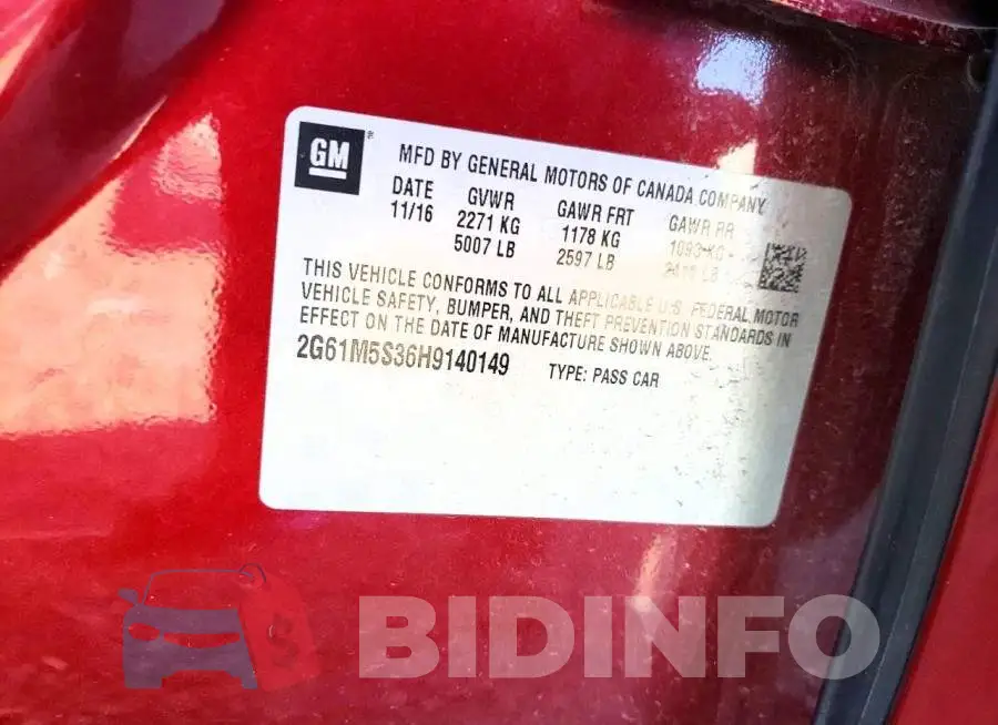 2G61M5S36H9140149 Photo# 12