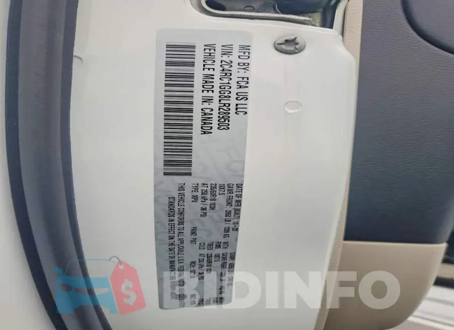 2C4RC1GG8LR289503 Photo# 13