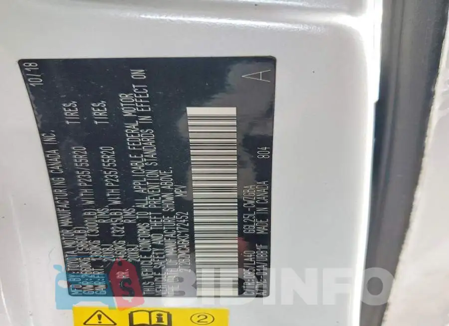 2T2BZMCA6KC172452 Photo# 13