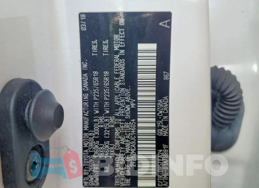 2T2BZMCA9JC146054 Photo# 13