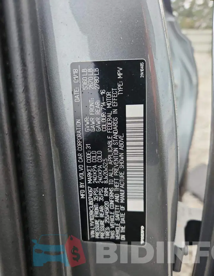LYV102RK3JB074067 Photo# 13