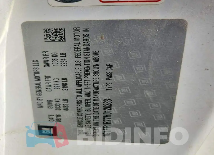 1G1FF1R77H0120283 Photo# 12