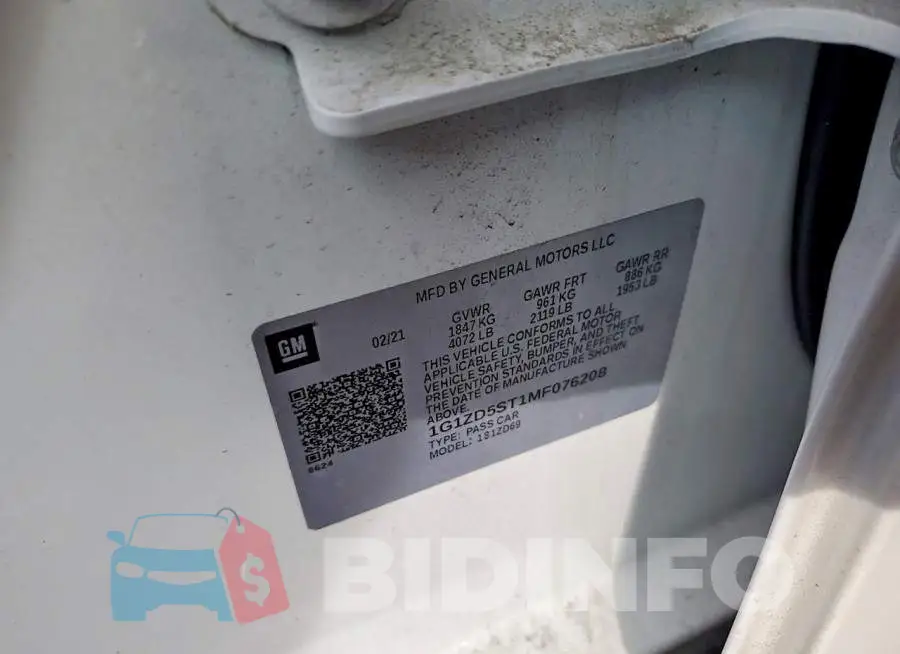1G1ZD5ST1MF076208 Photo# 12