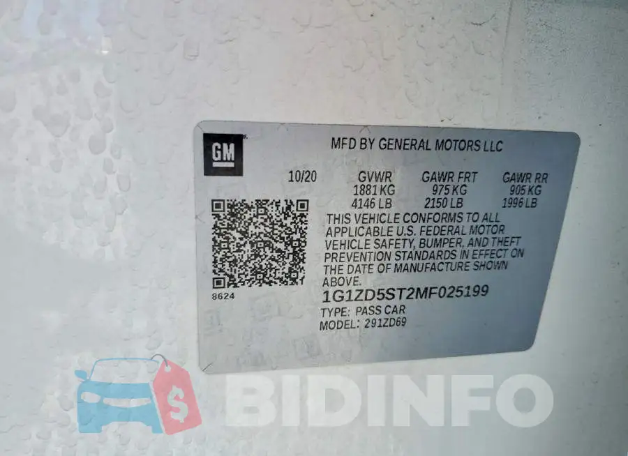 1G1ZD5ST2MF025199 Photo# 12