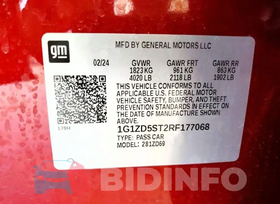 1G1ZD5ST2RF177068 Photo# 12