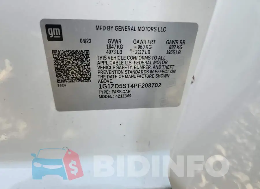 1G1ZD5ST4PF203702 Photo# 12