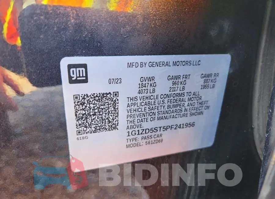 1G1ZD5ST5PF241956 Photo# 12