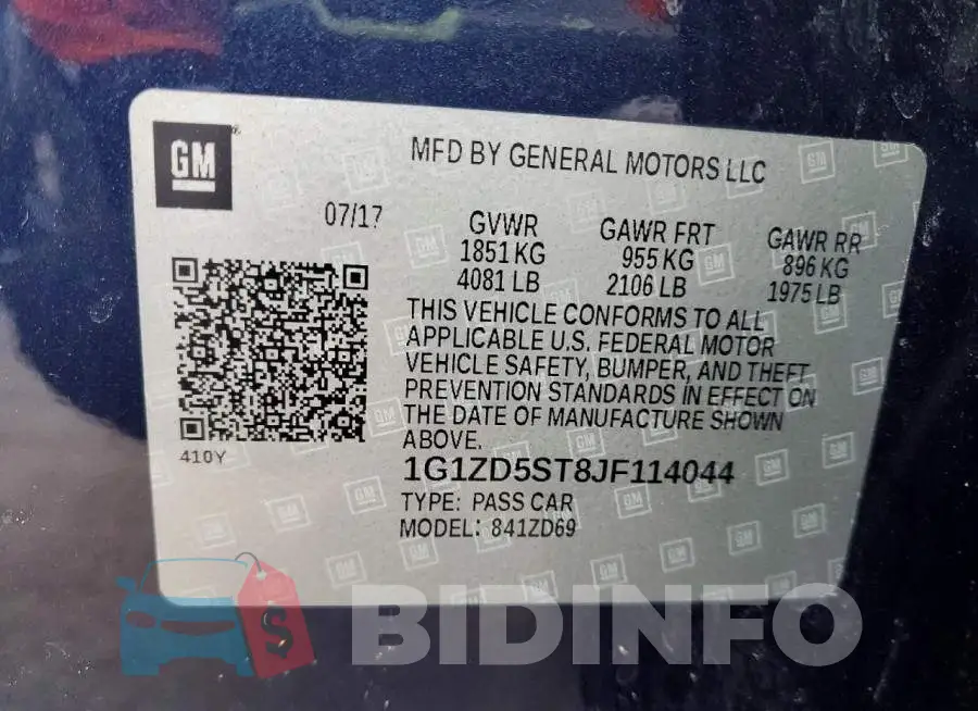 1G1ZD5ST8JF114044 Photo# 12