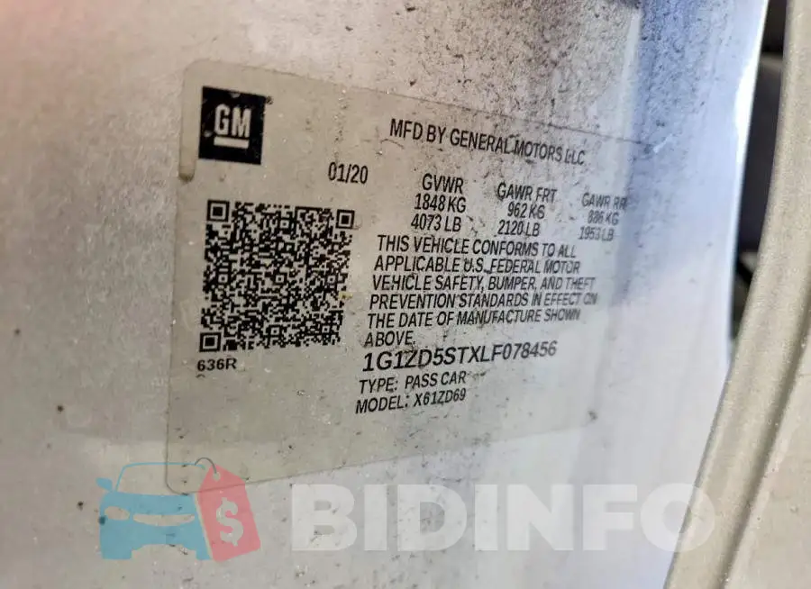 1G1ZD5STXLF078456 Photo# 12