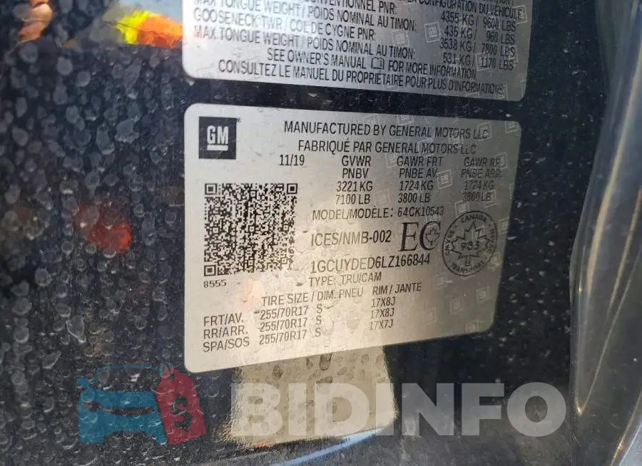 1GCUYDED6LZ166844 Photo# 12