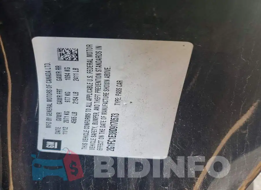 2G1FC1E38D9170573 Photo# 12