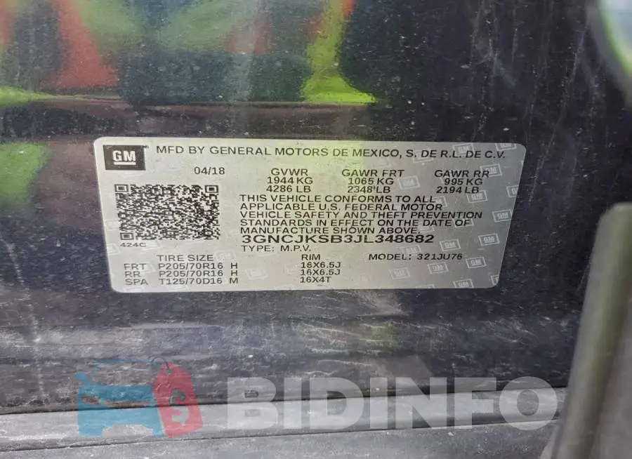 3GNCJKSB3JL348682 Photo# 12