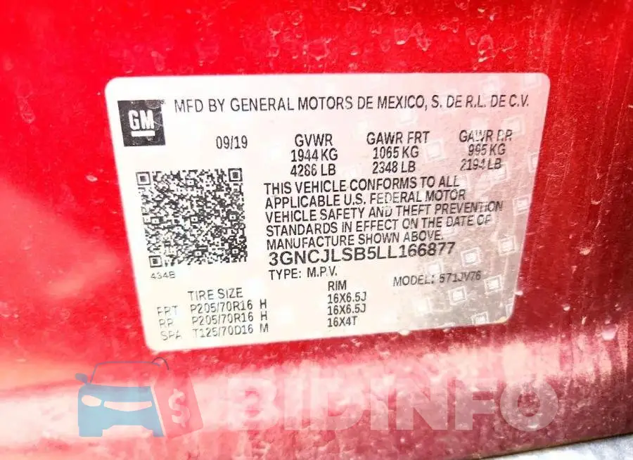 3GNCJLSB5LL166877 Photo# 13