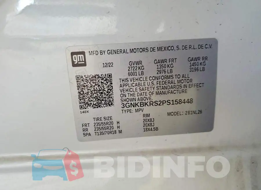 3GNKBKRS2PS158448 Photo# 14