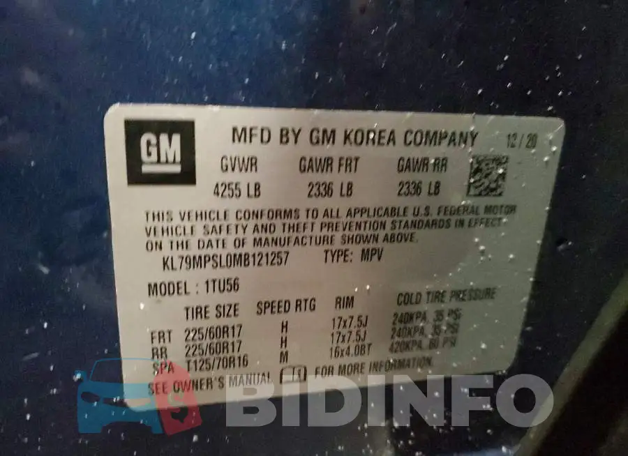 KL79MPSL0MB121257 Photo# 13