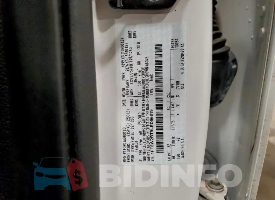 1FT8W2BT9LED56619 Photo# 12