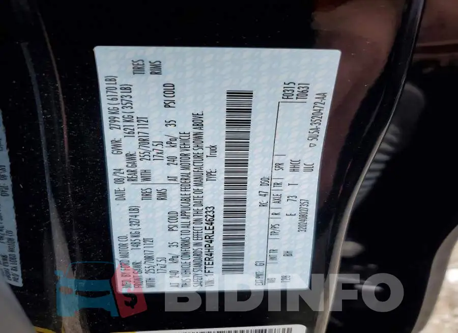1FTER4HP4RLE46233 Photo# 13