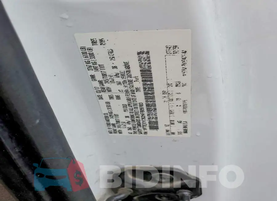 1FTEX1C82HFB86383 Photo# 12