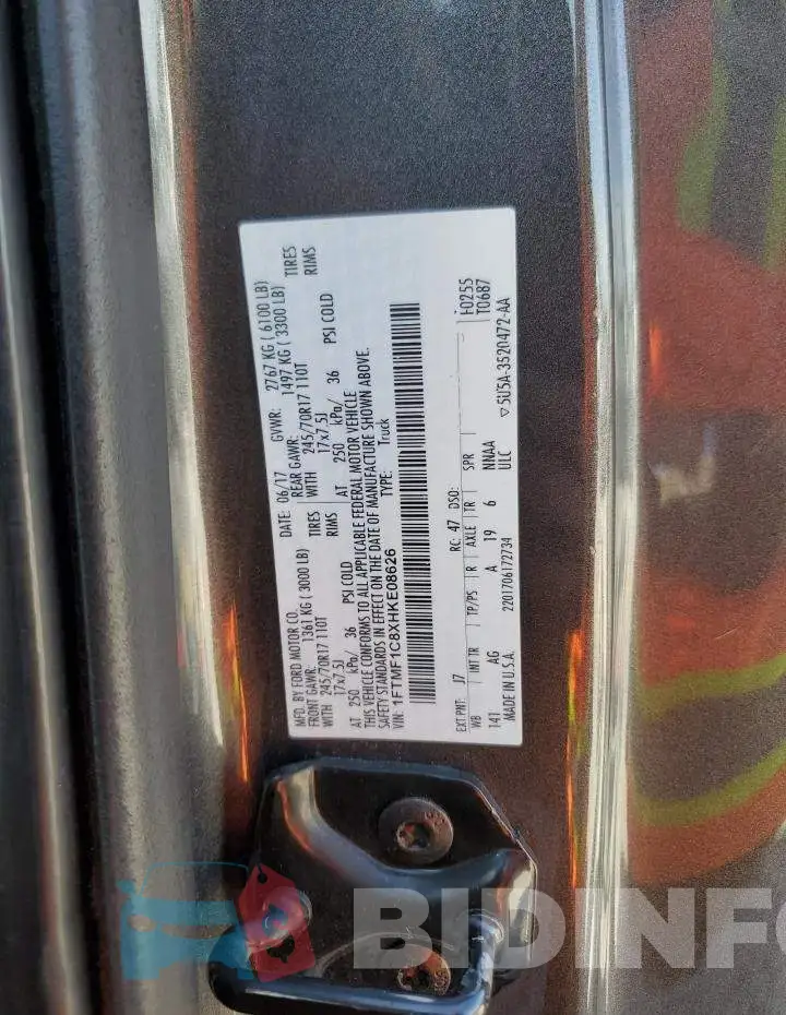 1FTMF1C8XHKE08626 Photo# 12