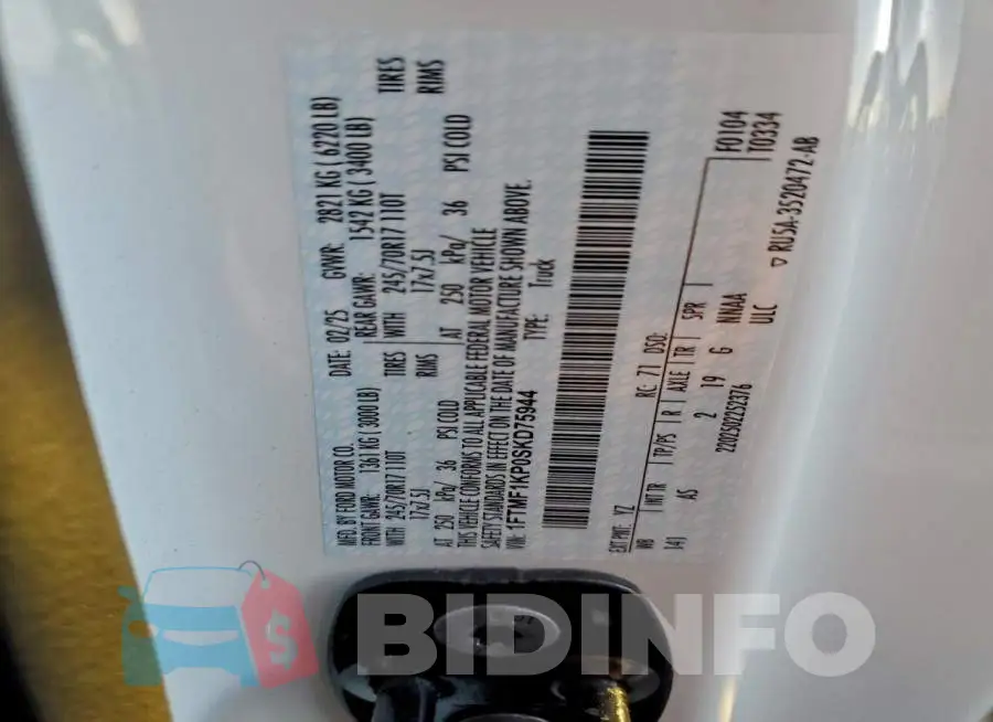 1FTMF1KP0SKD75944 Photo# 13