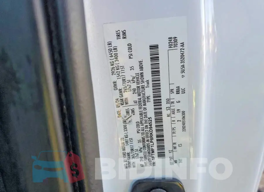 1FTMF1LP8RKD94525 Photo# 12