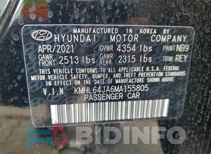 KMHL64JA6MA155805 Photo# 12