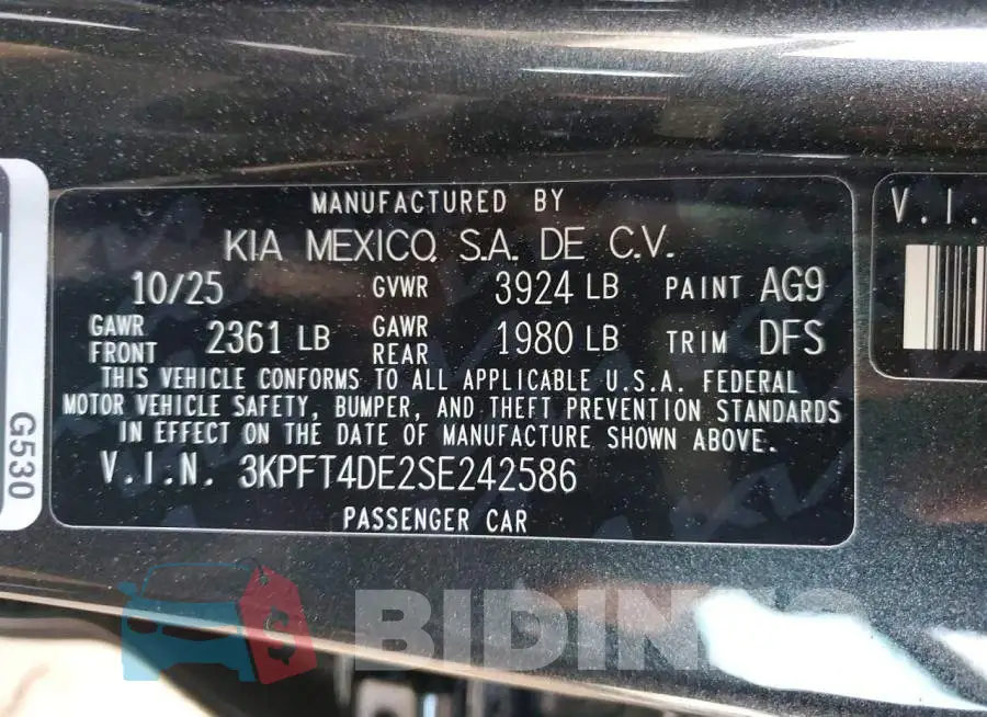 3KPFT4DE2SE242586 Photo# 13