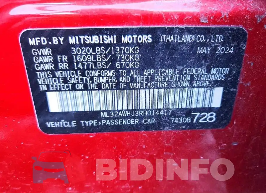 ML32AWHJ3RH014417 Photo# 12