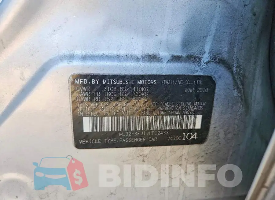 ML32F3FJ1JHF12433 Photo# 12