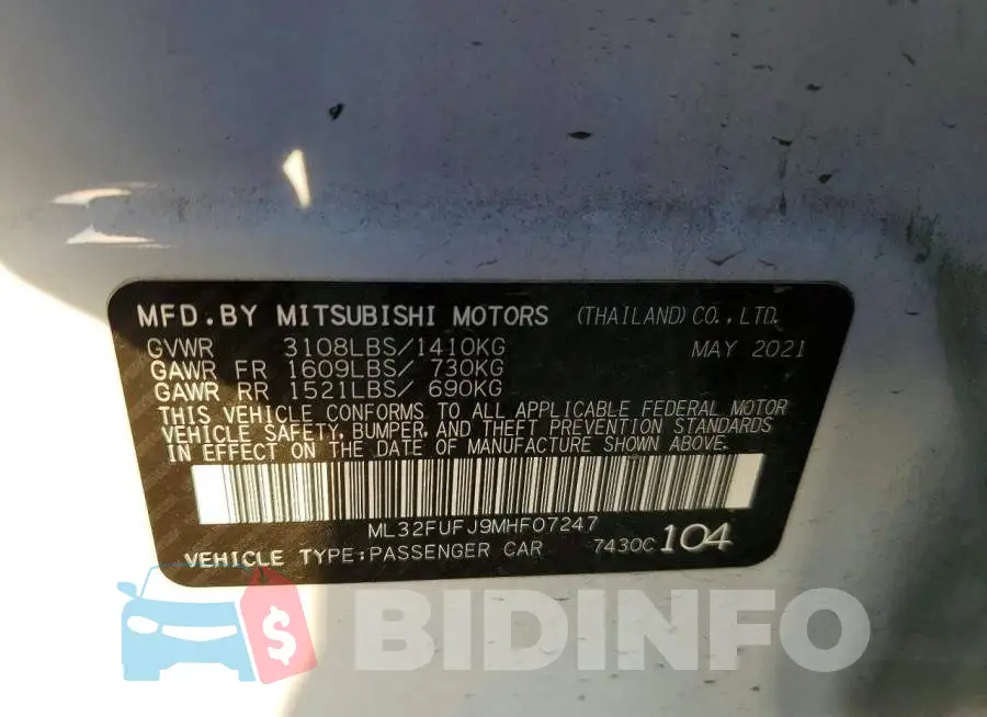 ML32FUFJ9MHF07247 Photo# 13