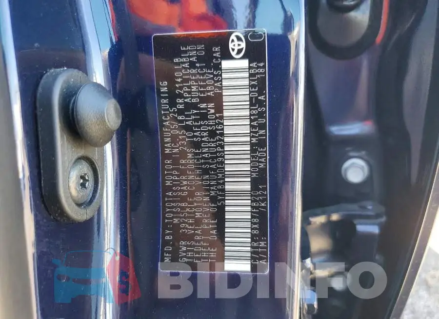 5YFB4MDE9SP321621 Photo# 13