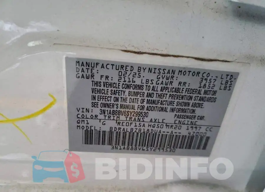 3N1AB8BV6SY299530 Photo# 12
