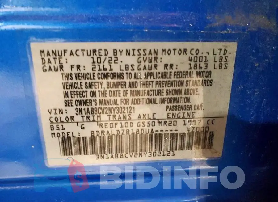 3N1AB8CV2NY302121 Photo# 12