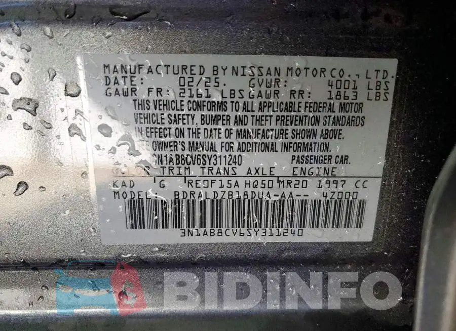 3N1AB8CV6SY311240 Photo# 12