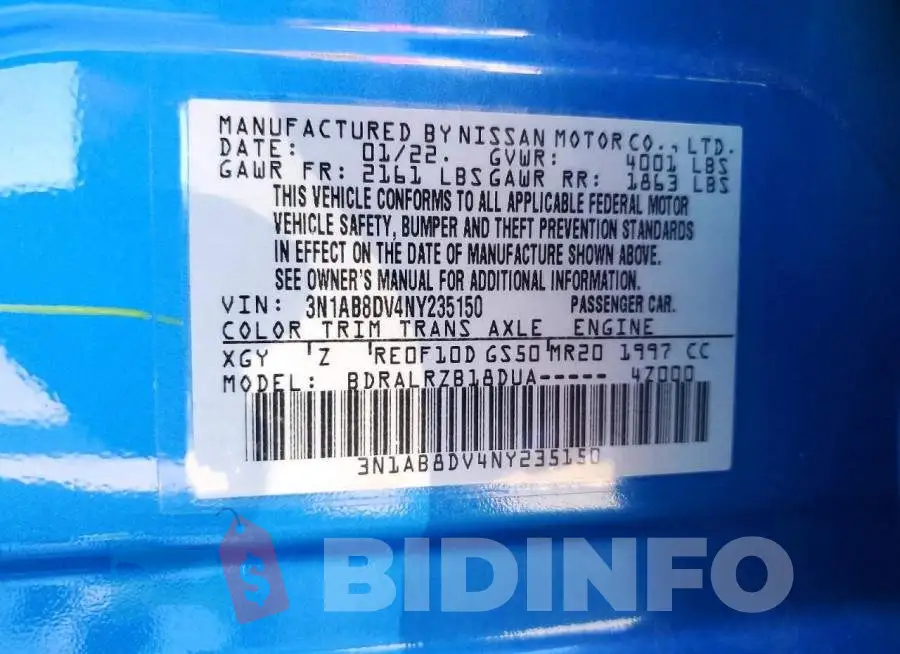 3N1AB8DV4NY235150 Photo# 12