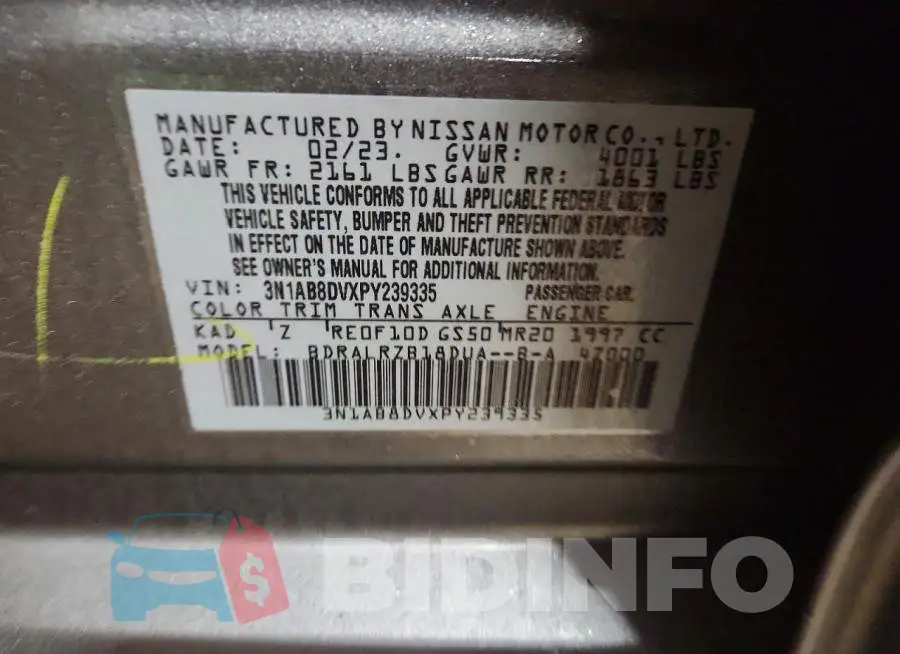 3N1AB8DVXPY239335 Photo# 12