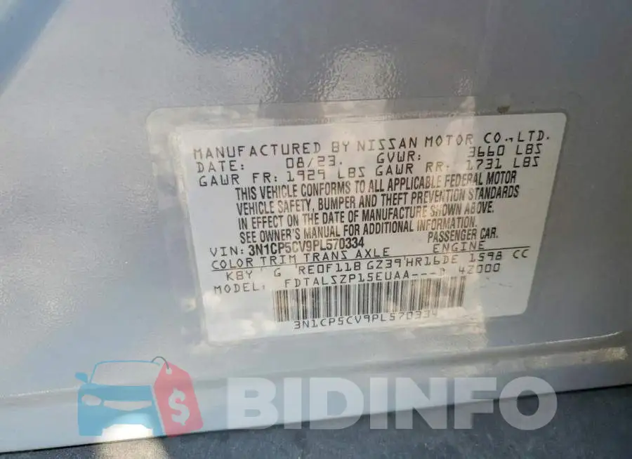 3N1CP5CV9PL570334 Photo# 13