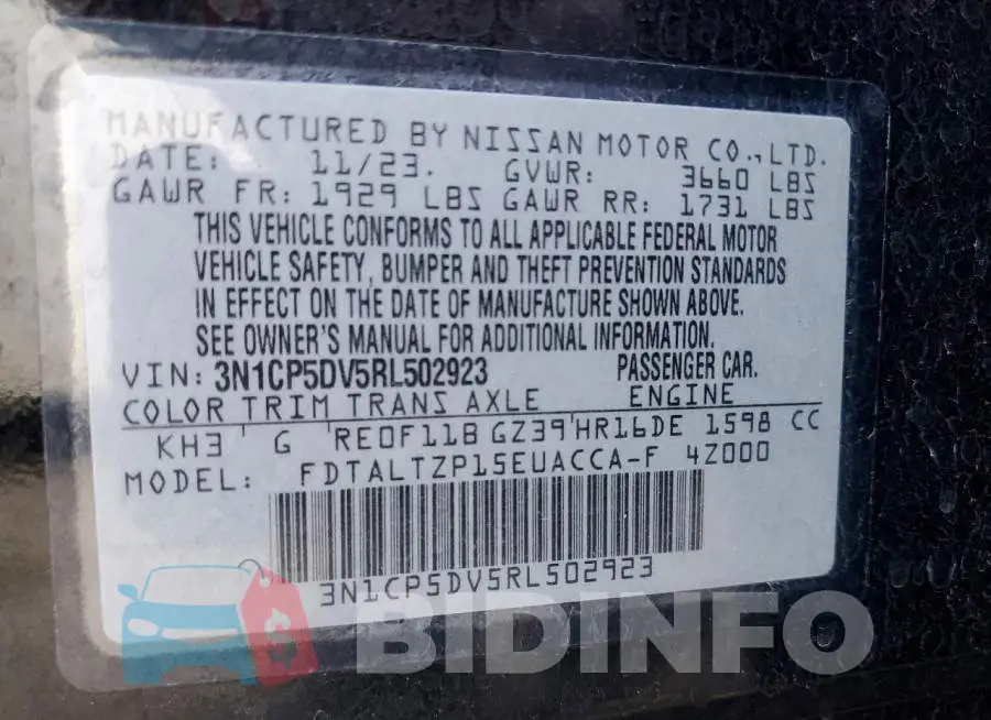 3N1CP5DV5RL502923 Photo# 13