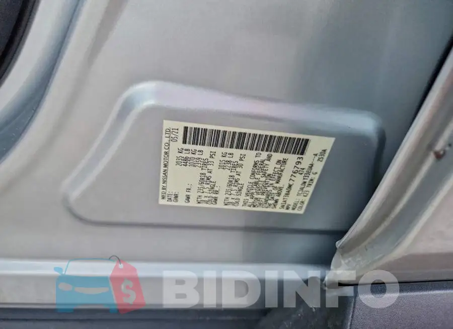 5N1AT3BA0MC776793 Photo# 13