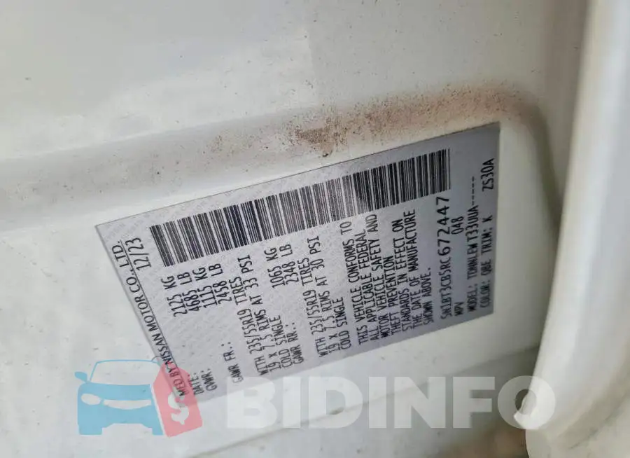 5N1BT3CB5RC672447 Photo# 13