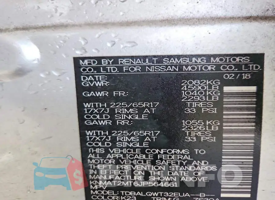 KNMAT2MT6JP564661 Photo# 13