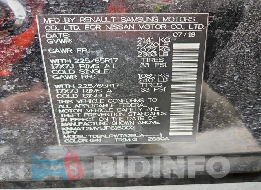 KNMAT2MV1JP615002 Photo# 13